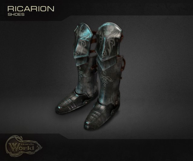 armor shoes Model 3D .c4d .max .obj .3ds .fbx .stl .blend 