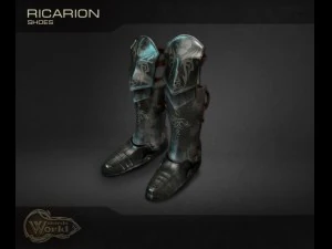 chaussures d'armure Modèle 3D