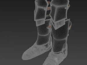 armor shoes 3D Model