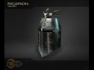 helm hiasan kepala helm ksatria Model 3D