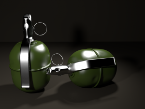 rgd-5 grenade Modello 3D