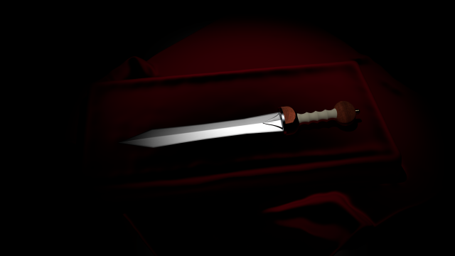 gladius sword 3Dモデル .c4d .max .obj .3ds .fbx .stl .blend 
