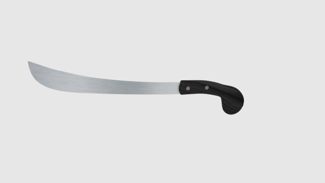 machete 3Dモデル .c4d .max .obj .3ds .fbx .stl .blend 