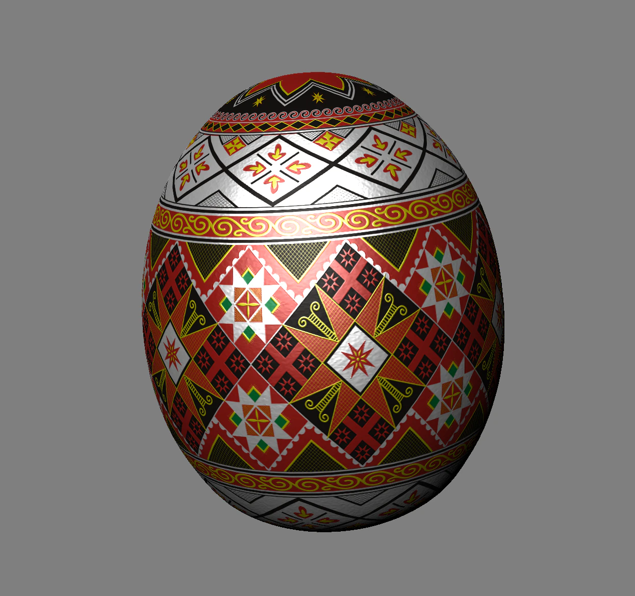 easter egg 3D Model .c4d .max .obj .3ds .fbx .stl .blend 