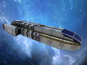 space freighter Modello 3D