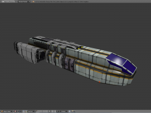 space freighter Modelo 3D