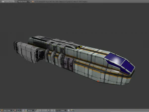 space freighter 3D Model