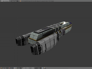 space freighter Modelo 3D