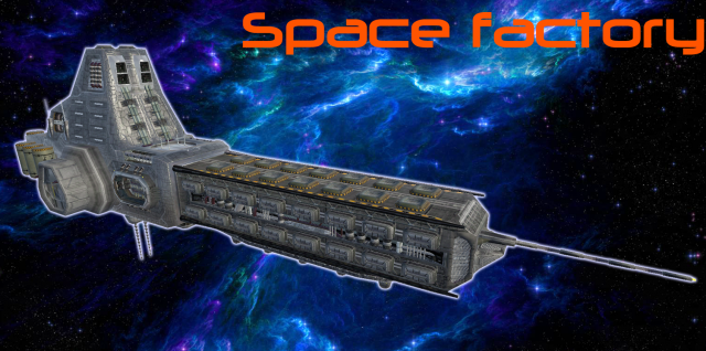 space factory Modèle 3D .c4d .max .obj .3ds .fbx .stl .blend 