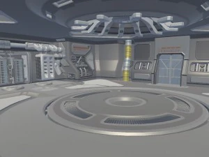 sci-fi hangar 3D Model