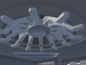 sci-fi hangar 3D Model