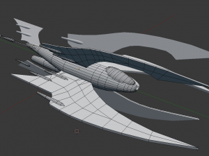 space ship poseidon 3D Модель