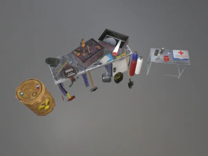 b&uuml;y&uuml;k alet paketi 3D Model