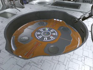 sci-fi hangar 3D Model