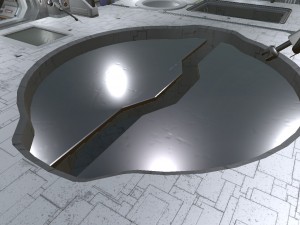 sci-fi hangar Modelo 3D