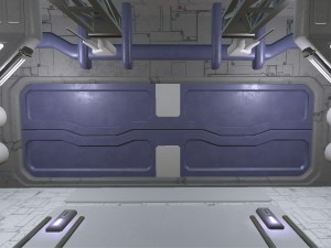 sci-fi hangar Modelo 3D