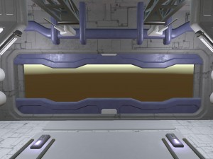 sci-fi hangar Modelo 3D