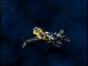 next-gen space ship 3D Model