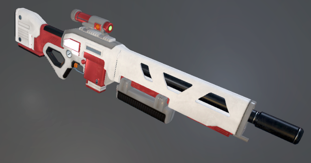 sci-fi rifle 3D-Modell .c4d .max .obj .3ds .fbx .stl .blend 