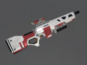 sci-fi geweer 3D Model