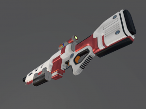 sci-fi rifle 3D-Modell