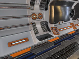 sci-fi toonel 3D Model