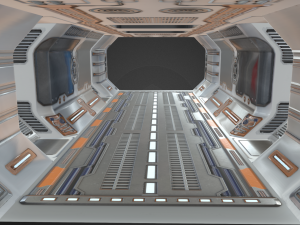 sci-fi toonel 3D Модель