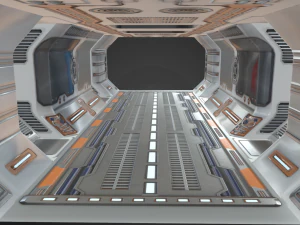 sci-fi toonel 3D Model
