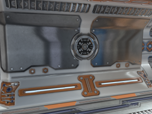 sci-fi toonel 3D Модель