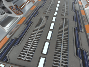 sci-fi toonel 3D Модель