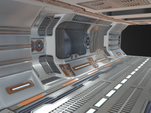 sci-fi toonel 3D Модель