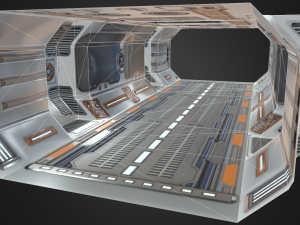 sci-fi toonel 3D Модель