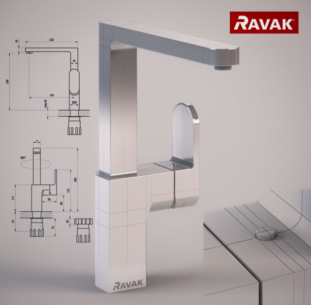 ravak Modèle 3D .c4d .max .obj .3ds .fbx .stl .blend 