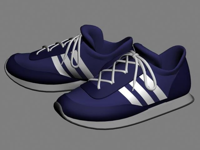sneakers 3D Model .c4d .max .obj .3ds .fbx .stl .blend 