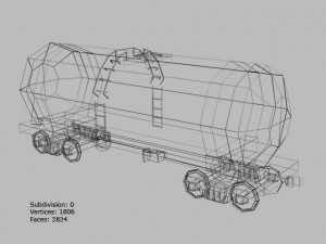 railway tank Modelo 3D