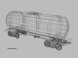 railway tank Modelo 3D