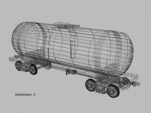 railway tank Modelo 3D