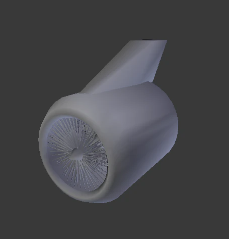 7478f engine 3D Model .c4d .max .obj .3ds .fbx .stl .blend