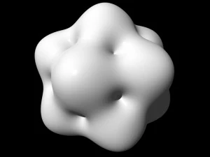 superficie matematica stellare dc3m1 Modello di stampa 3D