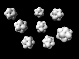 superficie matematica stellare dc3m1 Modello di stampa 3D