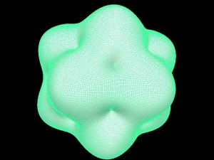 superficie matematica stellare dc3m1 Modello di stampa 3D