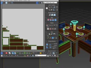 dinner table 3D Model