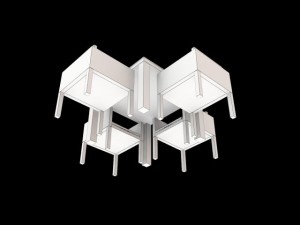 dinner table 3D-Modell