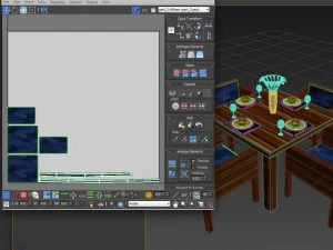 dinner table 3D Model