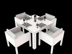 dinner table 3D-Modell