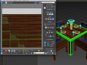 dinner table 3D-Modell