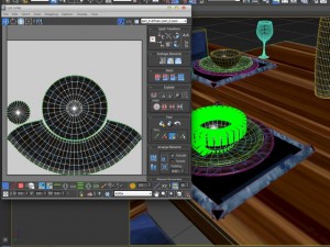 dinner table 3D-Modell