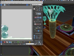 dinner table 3D-Modell