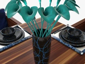 dinner table 3D Model