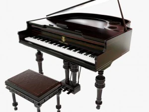 modello di pianoforte Modello 3D
